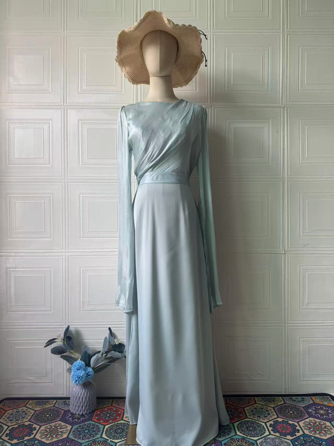 Polyester Long Sleeve Dress Dress Women